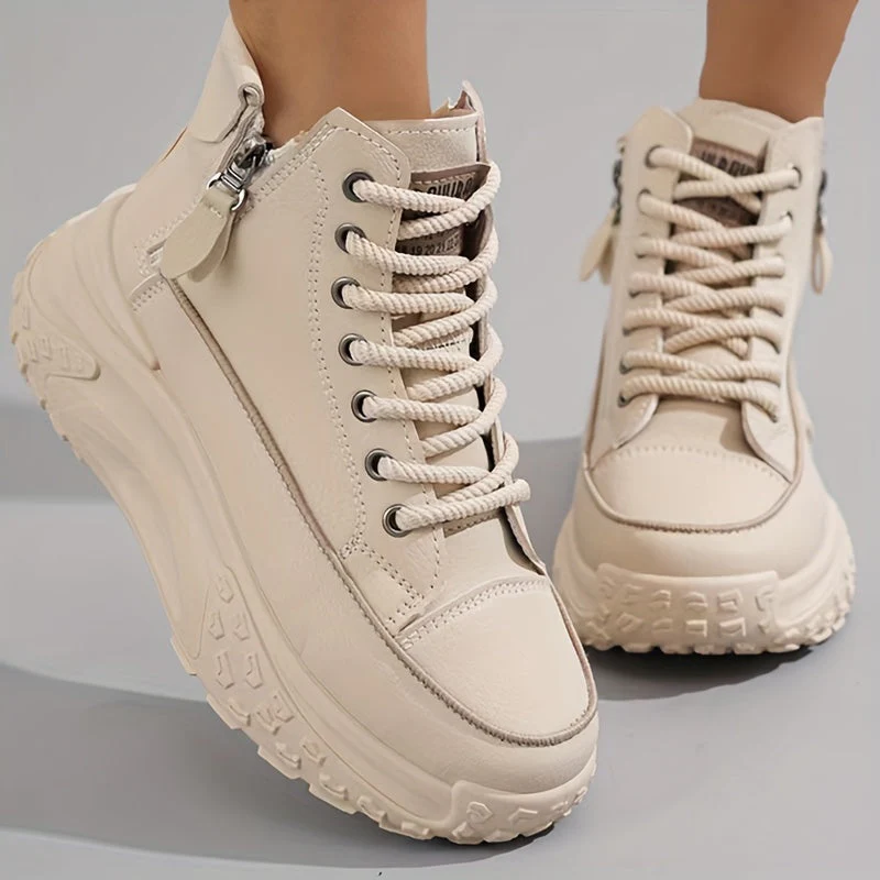 Heidi-Mode | Lässige Plateau Knöchelhohe Sneaker - Image 8