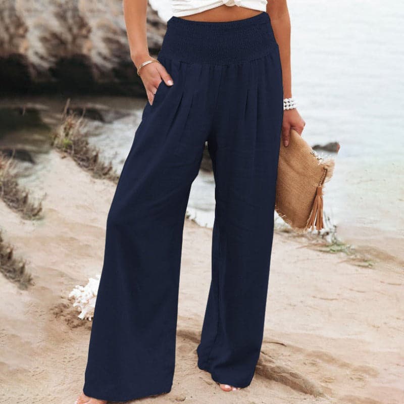 Heidi-Mode | Lässige Weite Leinenhose für Frauen - Image 10