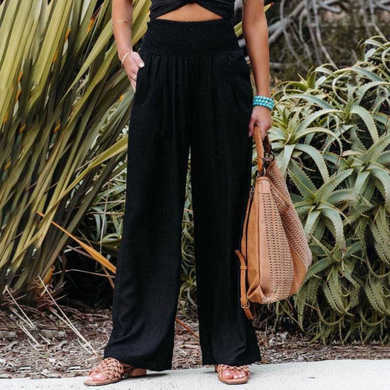 Heidi-Mode | Lässige Weite Leinenhose für Frauen - Image 14