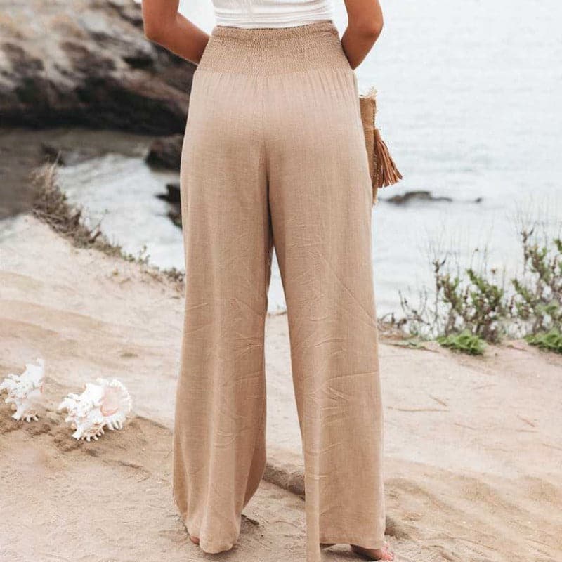 Heidi-Mode | Lässige Weite Leinenhose für Frauen - Image 2