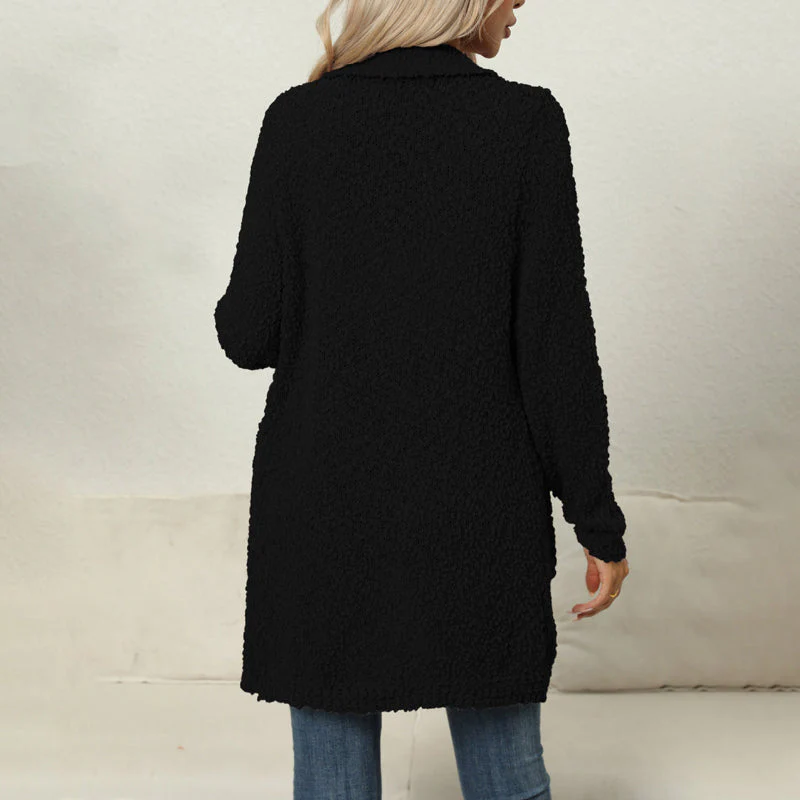 Heidi-Mode | Lässiger Einfarbiger Cardigan - Image 10