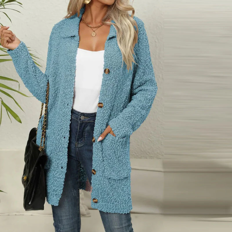 Heidi-Mode | Lässiger Einfarbiger Cardigan - Image 14