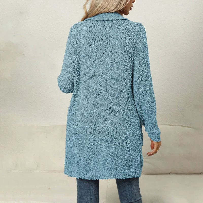 Heidi-Mode | Lässiger Einfarbiger Cardigan - Image 8