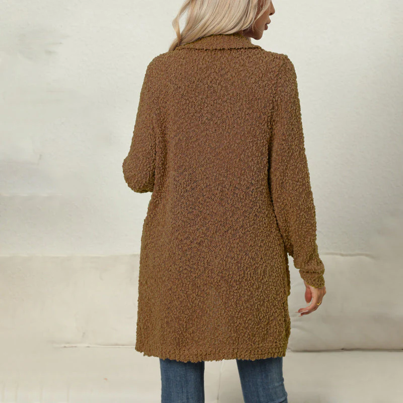 Heidi-Mode | Lässiger Einfarbiger Cardigan - Image 9