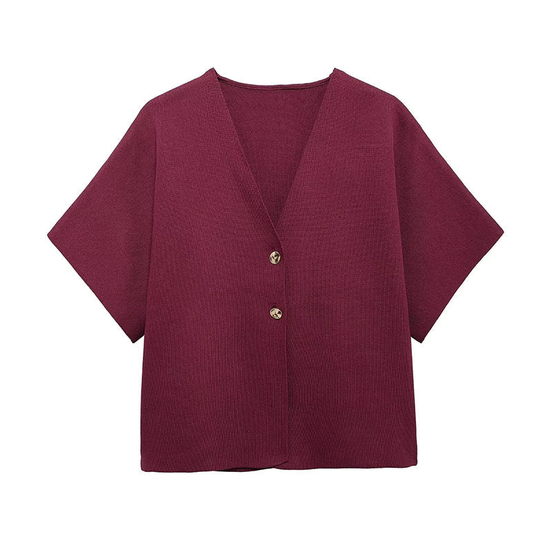 Heidi-Mode | Lässiges Einfarbiges Strickoberteil für Frauen - Image 8
