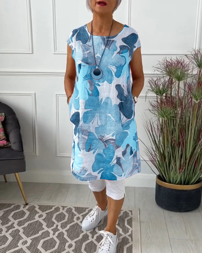 Heidi-Mode | Lässiges Longtop mit Farbenfrohem Blumenprint - Image 15