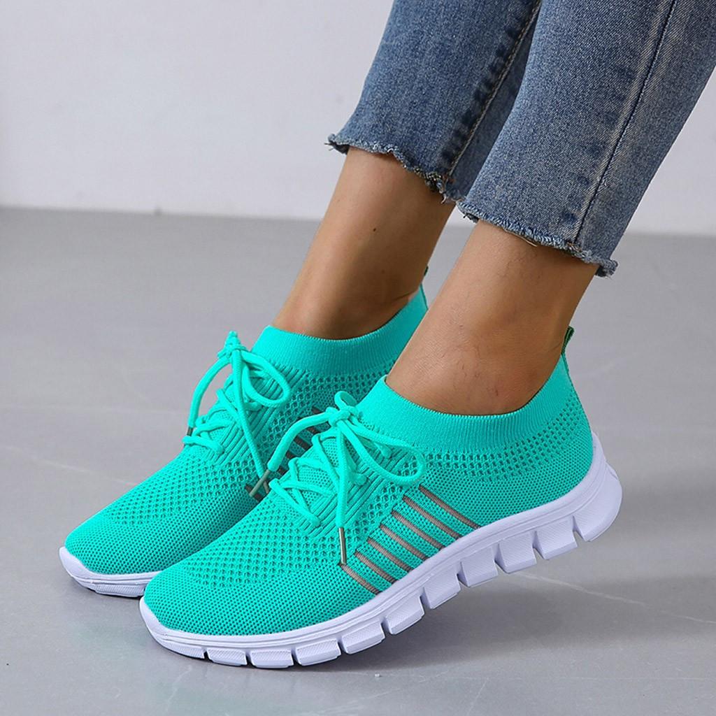 Heidi-Mode | Lebendiges Mesh, Leichte, Bequeme Sport-Sneaker Comfort Fit Casual Sport Sneakers Damen - Image 15