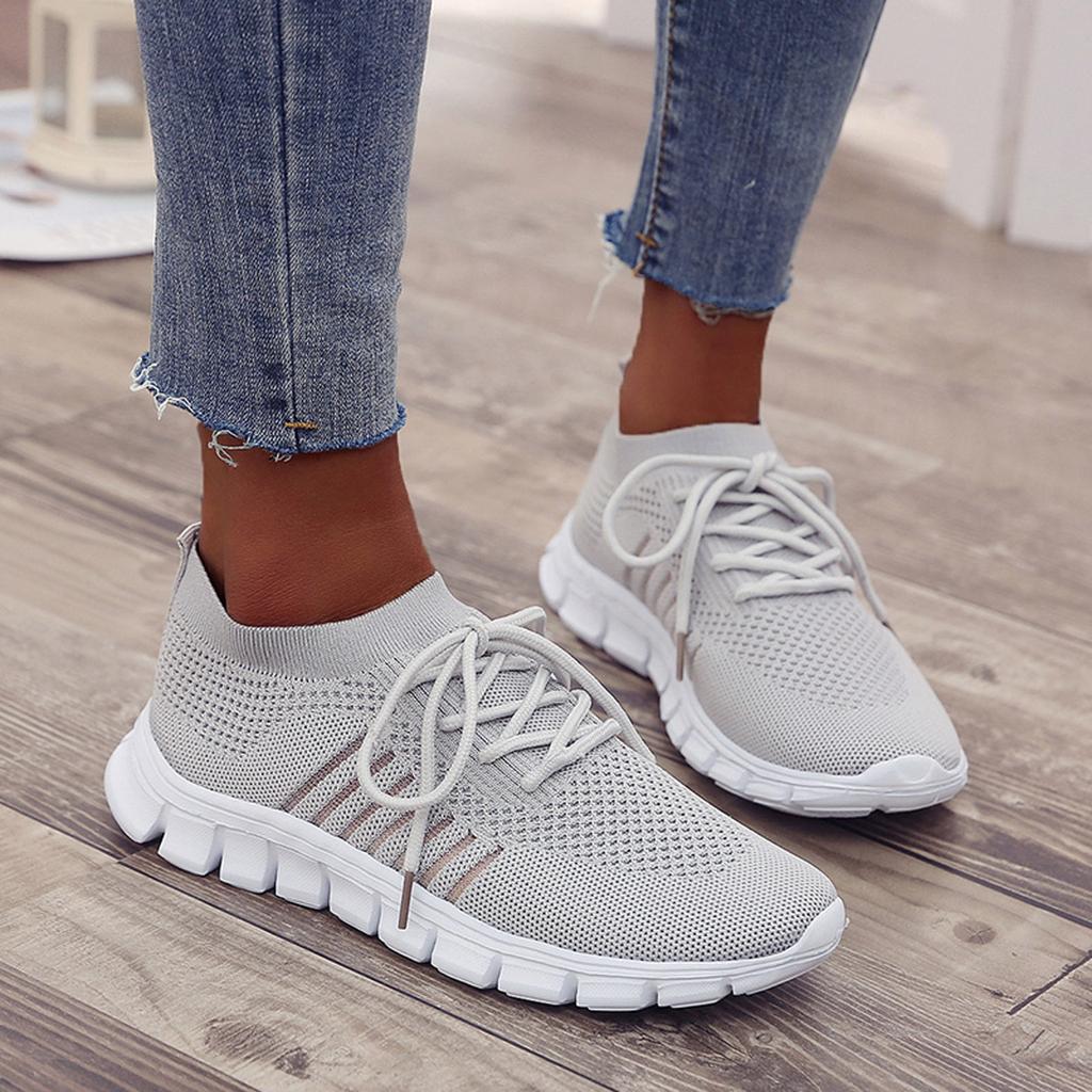 Heidi-Mode | Lebendiges Mesh, Leichte, Bequeme Sport-Sneaker Comfort Fit Casual Sport Sneakers Damen - Image 16
