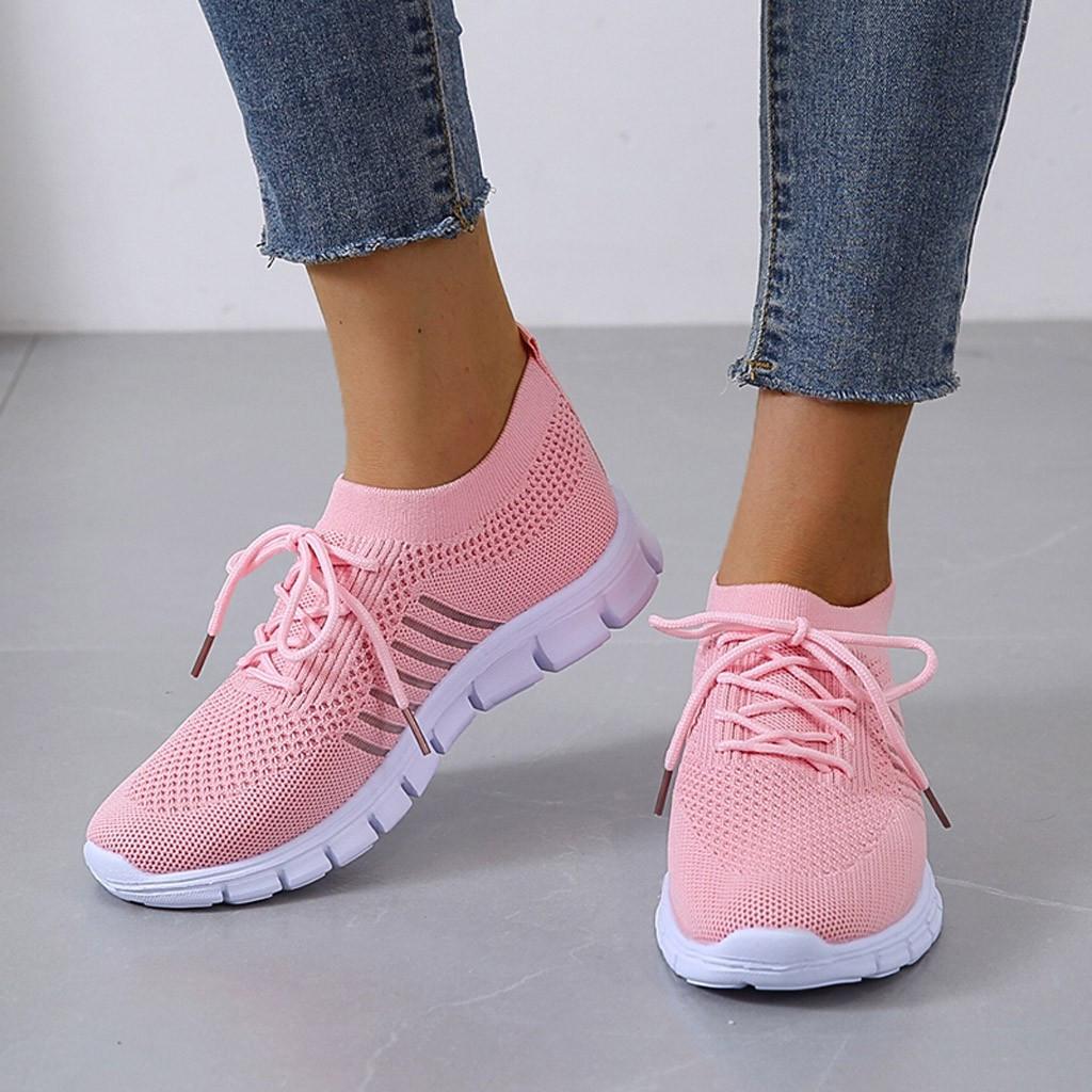 Heidi-Mode | Lebendiges Mesh, Leichte, Bequeme Sport-Sneaker Comfort Fit Casual Sport Sneakers Damen - Image 3