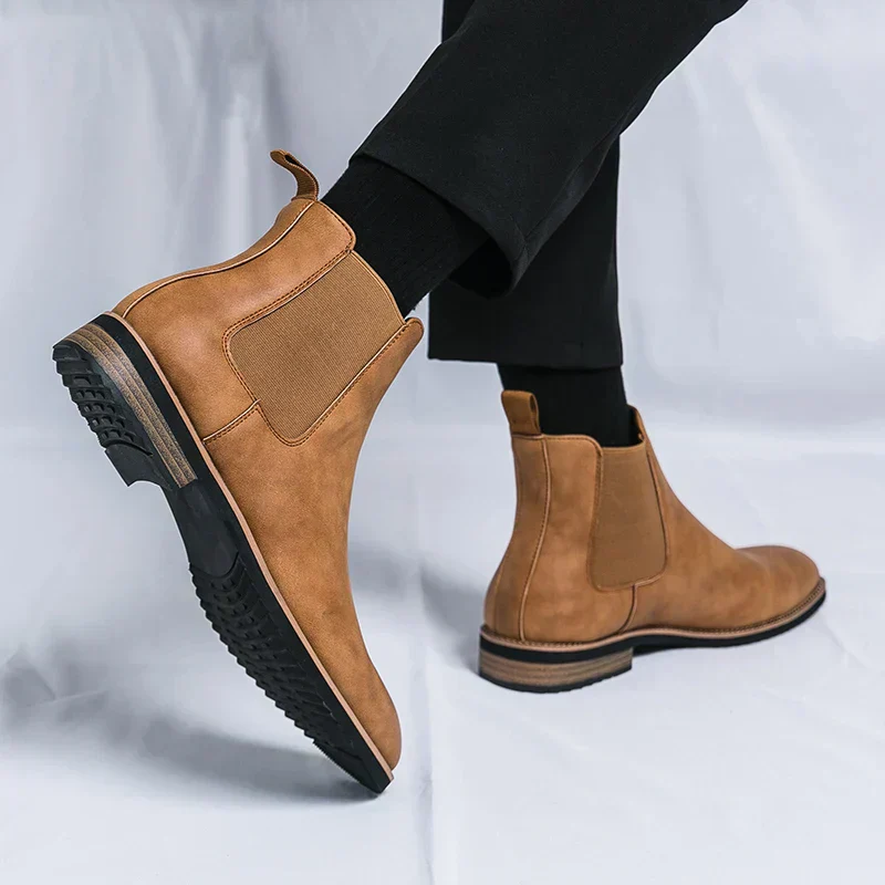 Heidi-Mode | Leder Chelsea Stiefel - Image 4