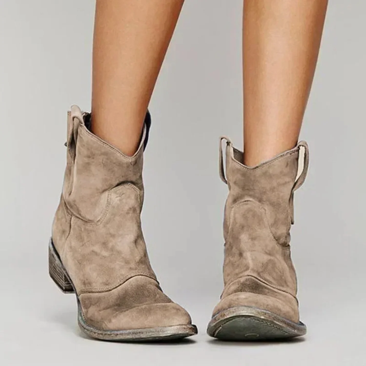Heidi-Mode | Leder-Cowboy-Stiefel für Damen - Image 2