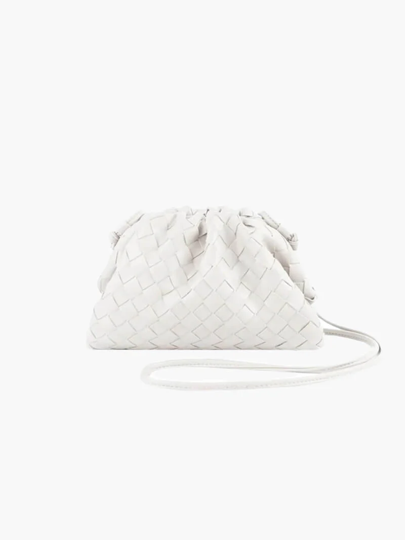 Heidi-Mode | Leder Umhängetasche für Damen - Minimalistische Gewebte Tasche - Image 6