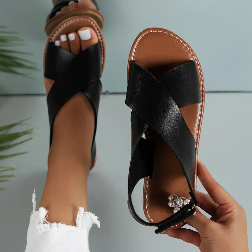 Heidi-Mode | Leder Damenschuhe mit Schnalle - Image 2