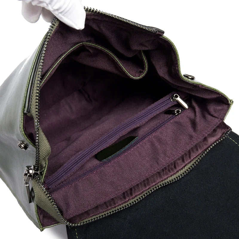 Heidi-Mode | Leder Mini Rucksack für Frauen Luxuriös und Vielseitig - Image 11
