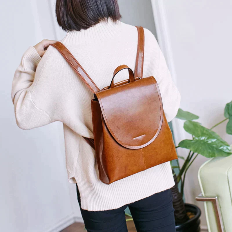 Heidi-Mode | Leder Mini Rucksack für Frauen Luxuriös und Vielseitig - Image 2