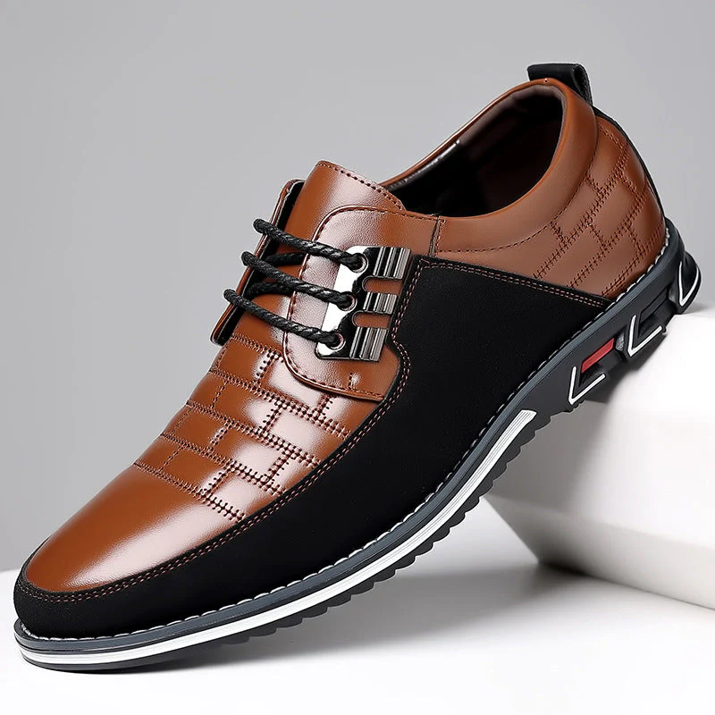Heidi-Mode | Leder Orthopädische Herrenschuhe - Image 6