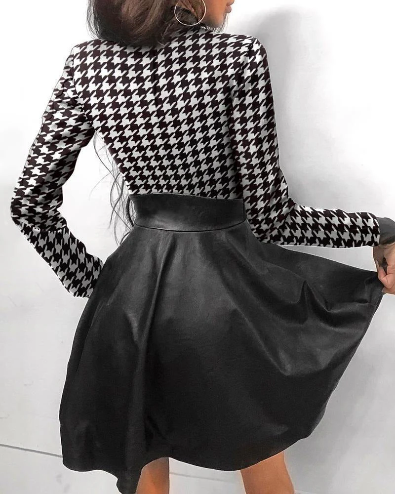 Heidi-Mode | Leder-Reißverschluss Minikleid - Image 7