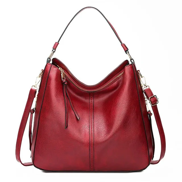 Heidi-Mode | Leder Tasche mit Großer Kapazität und Seitenfächern - Image 3
