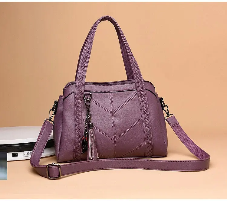 Heidi-Mode | Lederhandtasche Elegant Modisch - Image 4