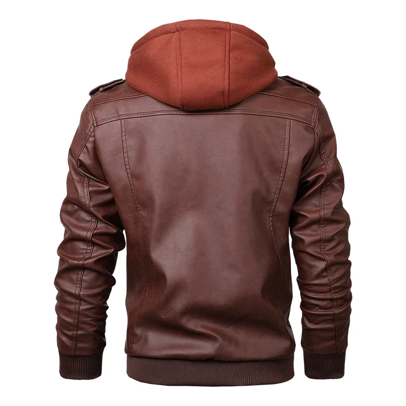 Heidi-Mode | Lederjacke Herren mit Reißverschluss, Klassische Jacke Aus Echtleder - Image 12