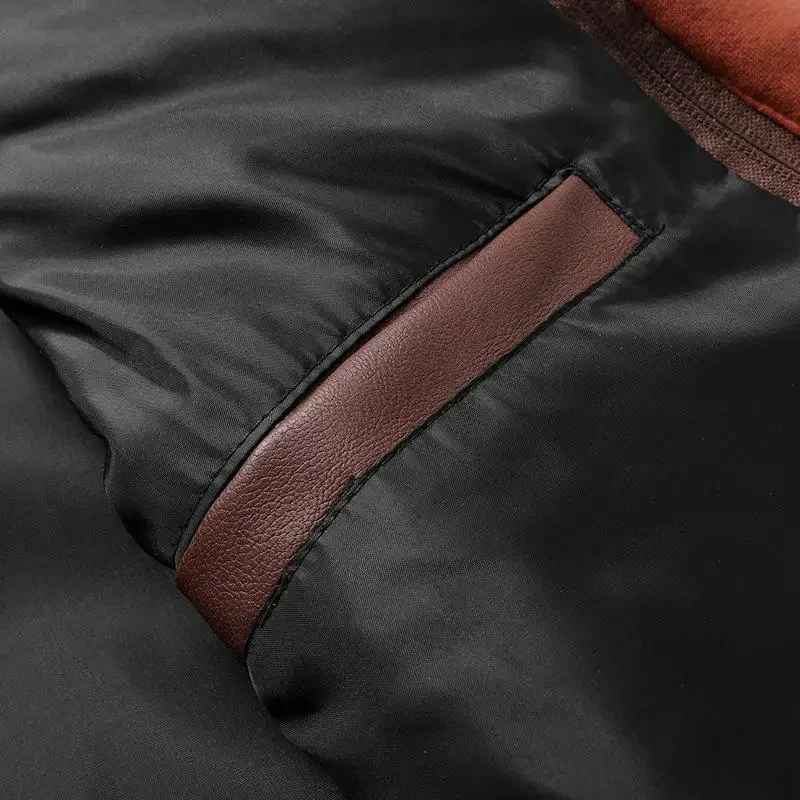 Heidi-Mode | Lederjacke Herren mit Reißverschluss, Klassische Jacke Aus Echtleder - Image 13