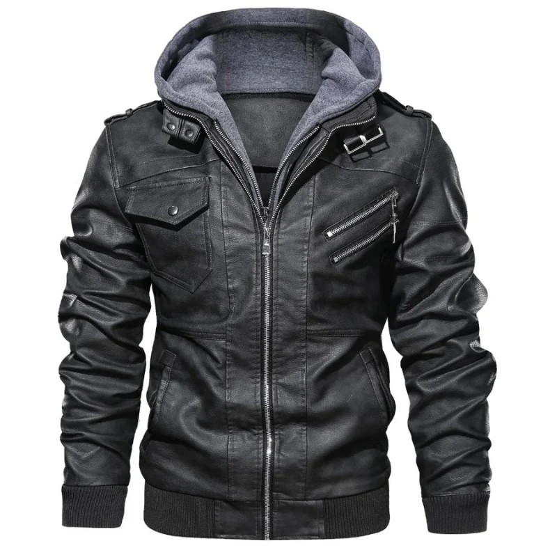 Heidi-Mode | Lederjacke Herren mit Reißverschluss, Klassische Jacke Aus Echtleder - Image 16