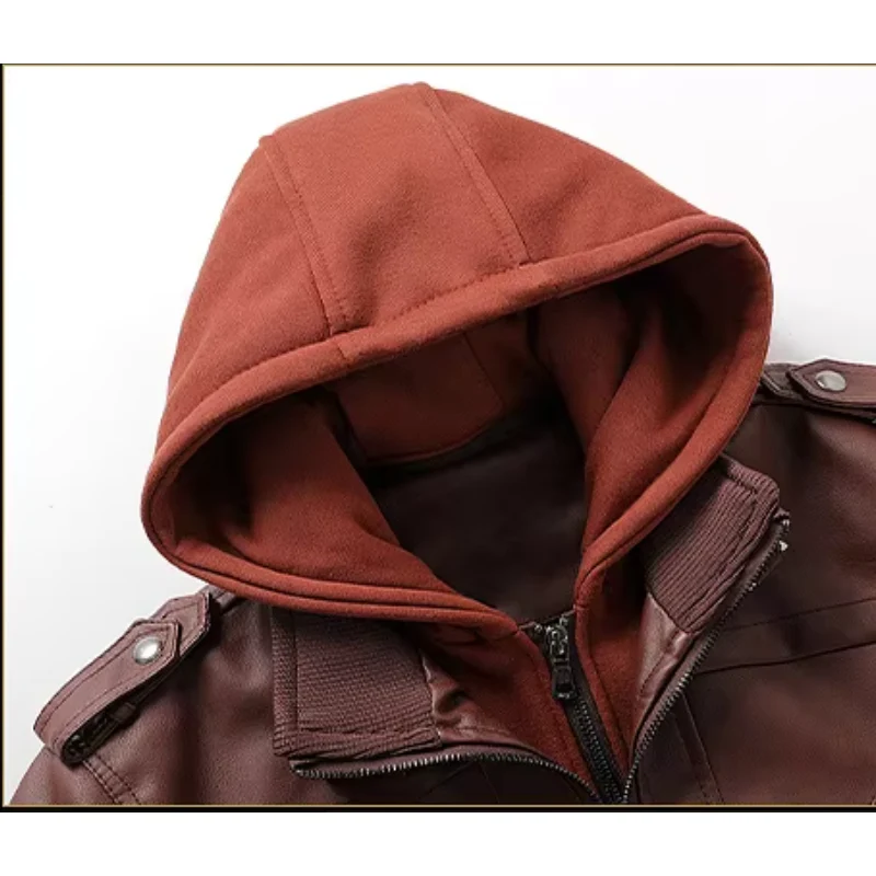 Heidi-Mode | Lederjacke Herren mit Reißverschluss, Klassische Jacke Aus Echtleder - Image 2