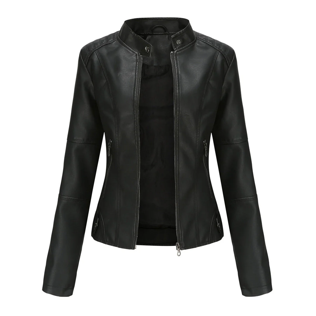 Heidi-Mode | Zeitlose Lederjacke für Frauen - Image 2