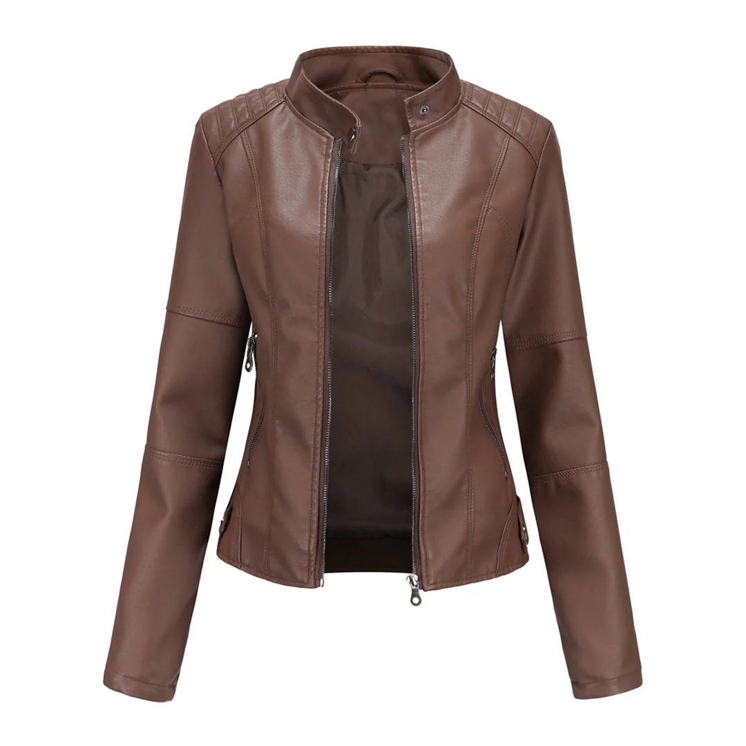Heidi-Mode | Zeitlose Lederjacke für Frauen - Image 6