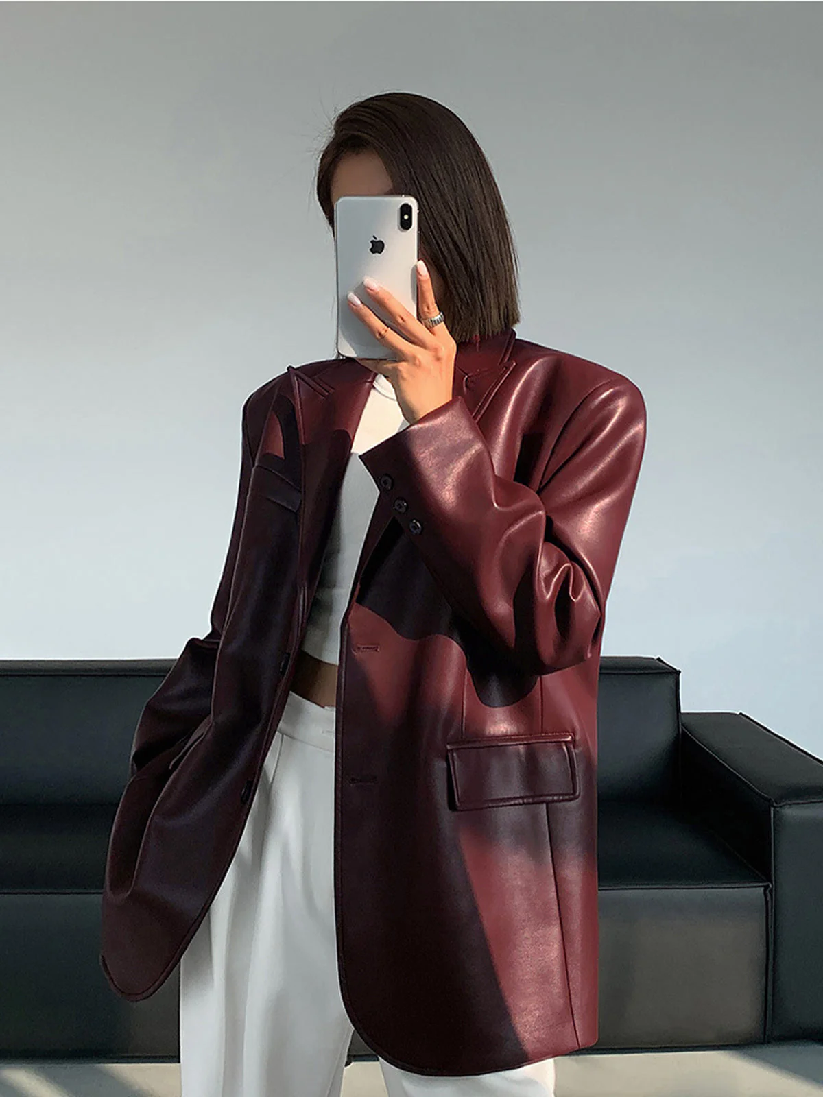 Heidi-Mode | Lederlook Blazer für Damen - Image 11