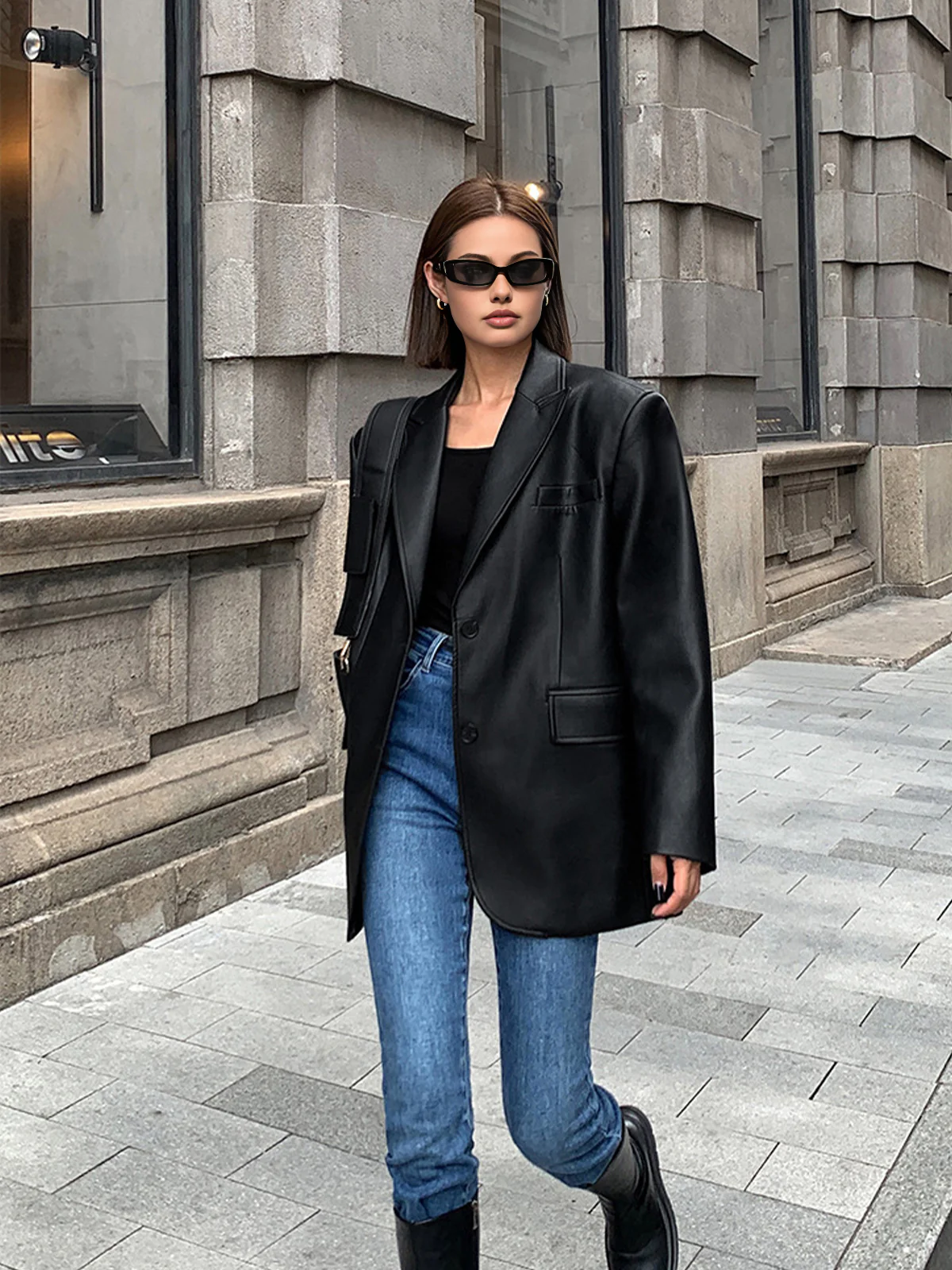Heidi-Mode | Lederlook Blazer für Damen - Image 4