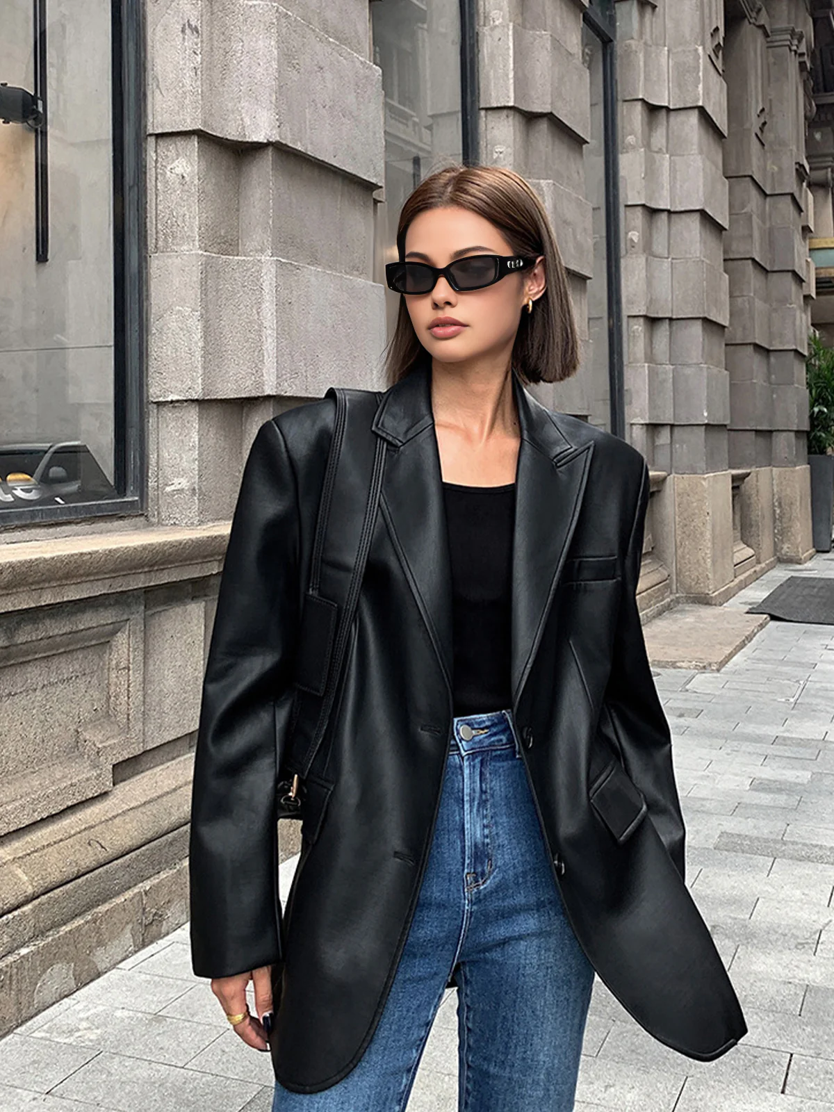 Heidi-Mode | Lederlook Blazer für Damen - Image 5