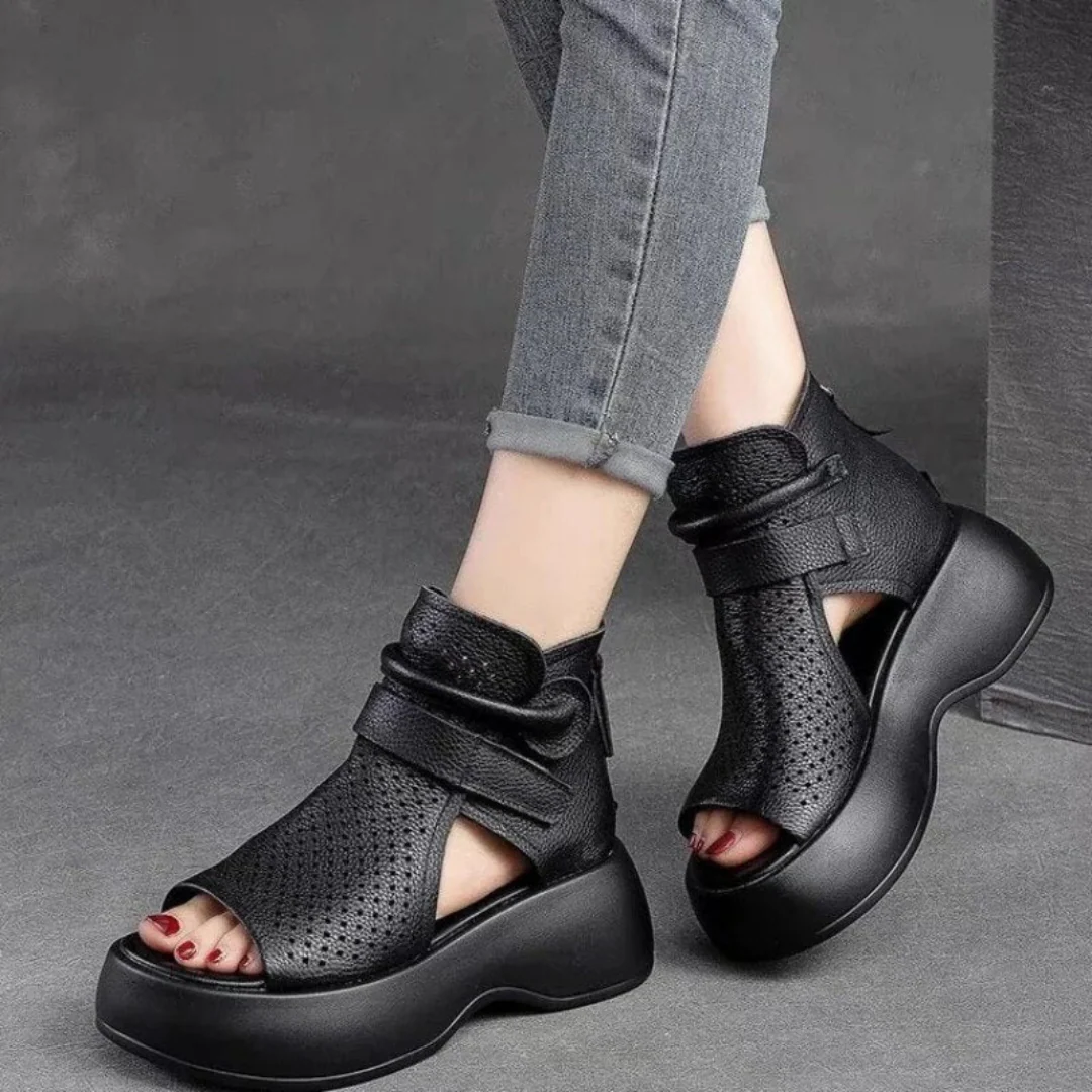 Heidi-Mode | Ledersandalen für Orthopädische Bedürfnisse - Image 5
