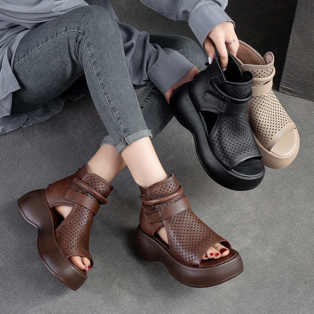 Heidi-Mode | Ledersandalen für Orthopädische Bedürfnisse - Image 7