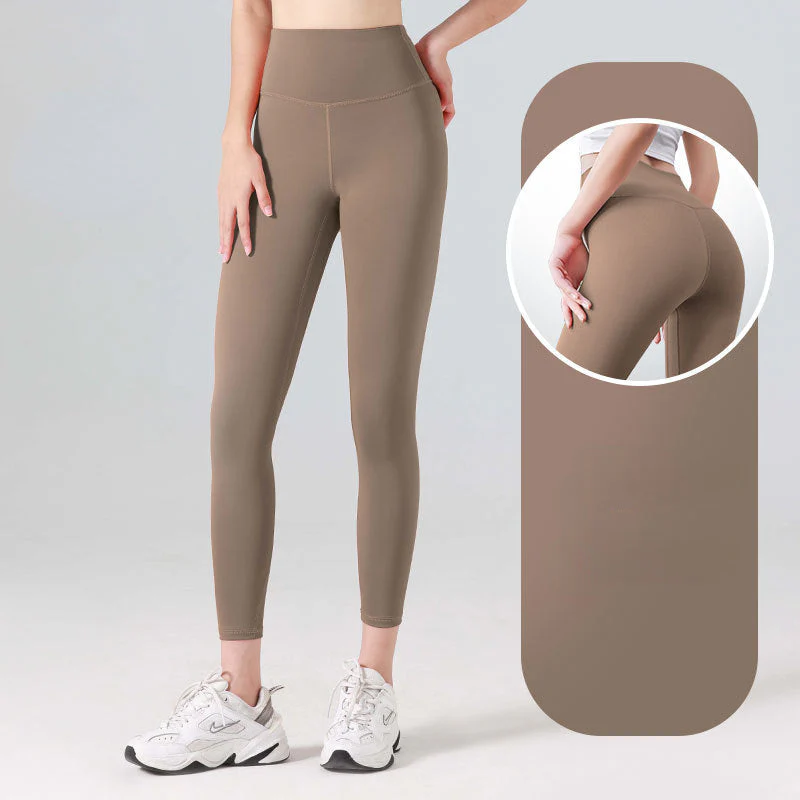 Heidi-Mode | Legging High Waist Yoga Sport Leggings mit Anti-Schweiß-Material für Frauen - Image 5