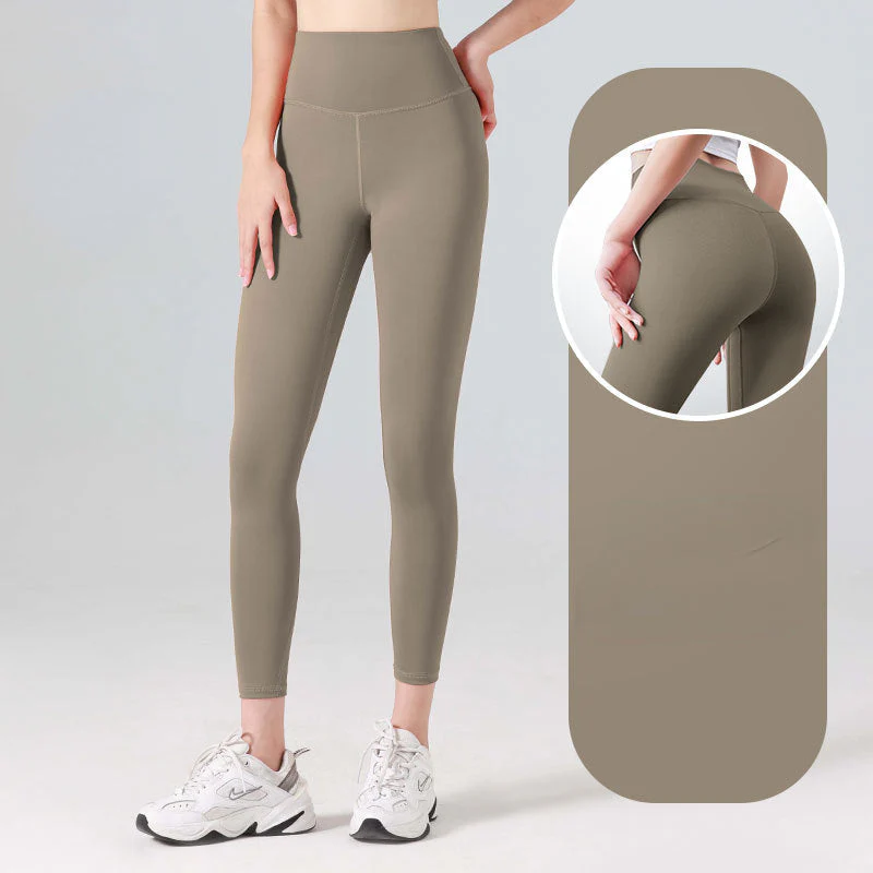 Heidi-Mode | Legging High Waist Yoga Sport Leggings mit Anti-Schweiß-Material für Frauen - Image 6