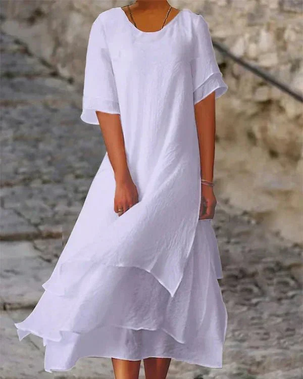 Heidi-Mode | Leichtes Sommerkleid Aus Baumwolle für Elegante Auftritte - Image 10