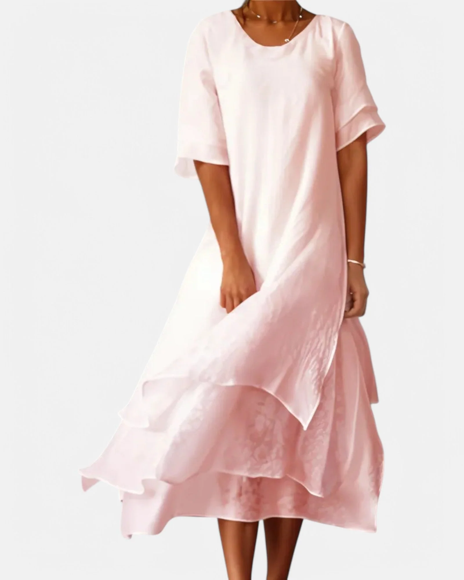 Heidi-Mode | Leichtes Sommerkleid Aus Baumwolle für Elegante Auftritte - Image 3