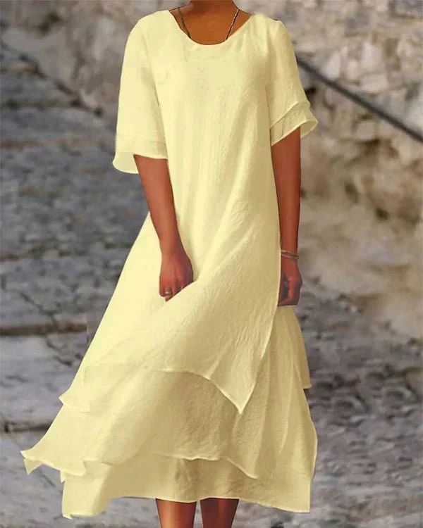 Heidi-Mode | Leichtes Sommerkleid Aus Baumwolle für Elegante Auftritte - Image 9