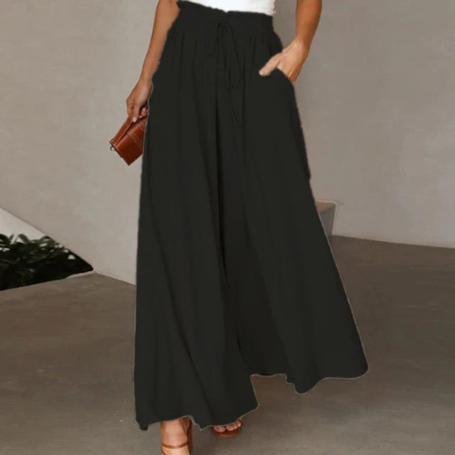 Heidi-Mode | Leichte Damen Leinenhose mit Weitem Bein für Frühling und Sommer - Image 5