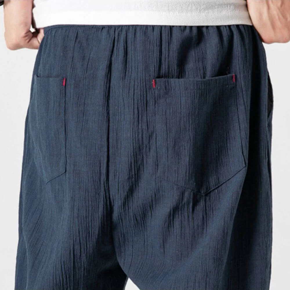 Heidi-Mode | Leichte Herren Komforthose Aus Baumwolle und Leinen Weich, Atmungsaktiv & Stilvoll - Image 7