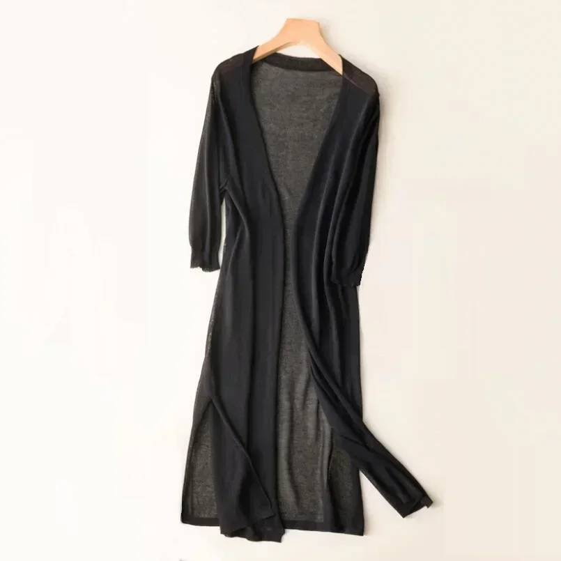 Heidi-Mode | Leichter Langer Cardigan - Image 8