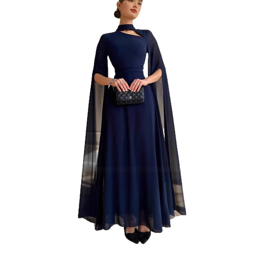 Heidi-Mode | Leichtes Chiffon-Party-Cape - Image 5