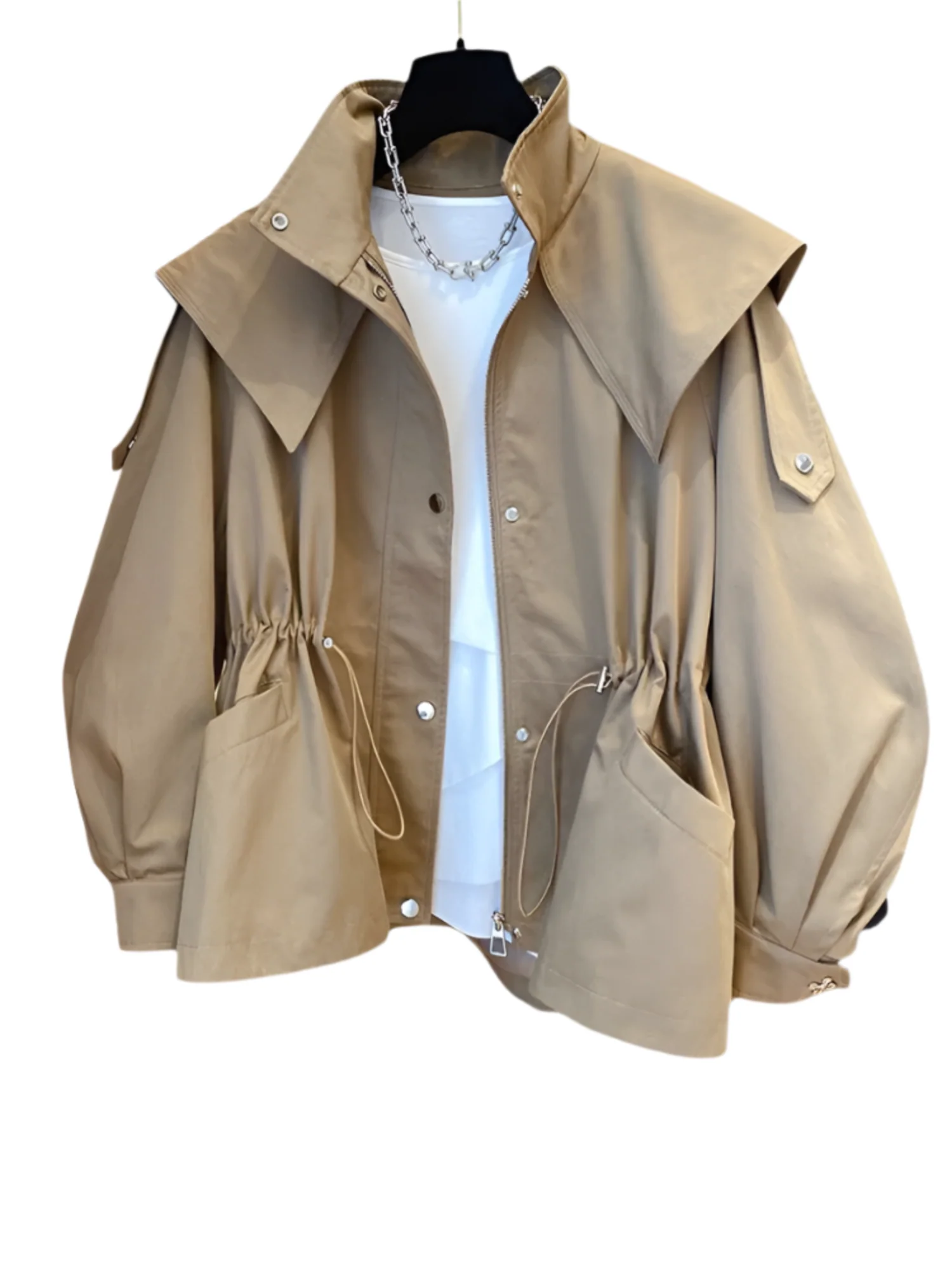 Heidi-Mode | Leichte Kapuzenjacke Ideal für Outdoor-Aktivitäten für Damen - Image 7