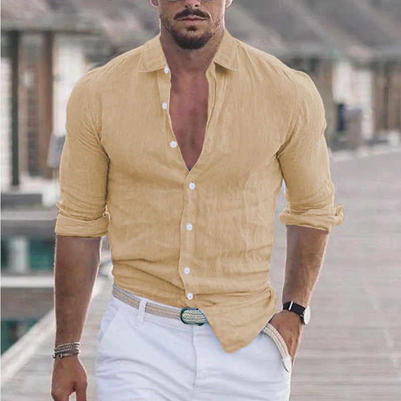 Heidi-Mode | Herrenhemd mit Umlegekragen - Image 3