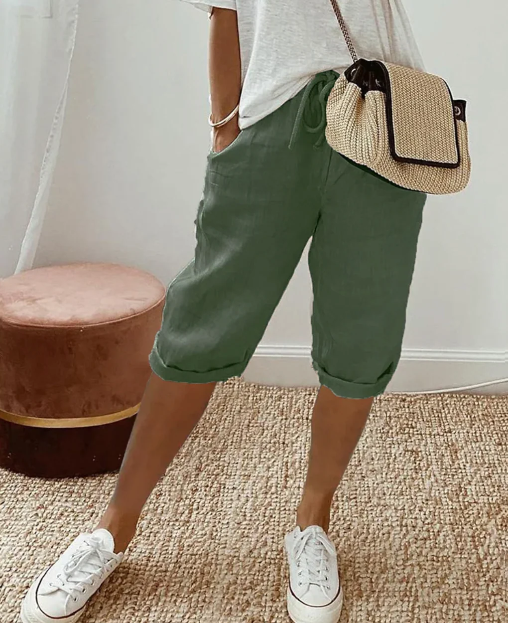 Heidi-Mode | Kurze Trendy Modische Kniehose für Damen - Image 3