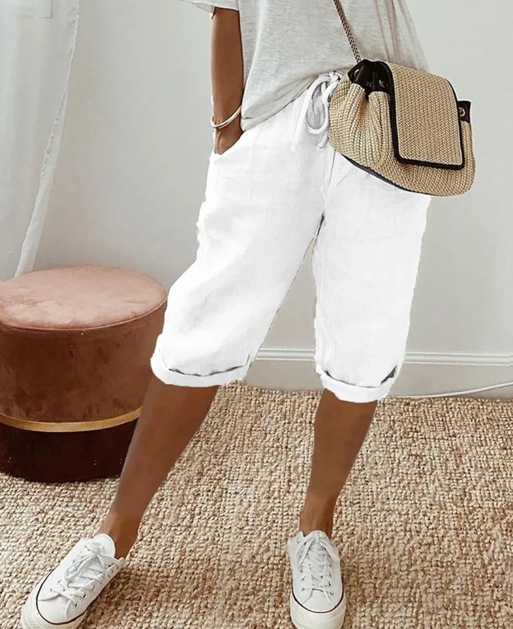 Heidi-Mode | Kurze Trendy Modische Kniehose für Damen - Image 4
