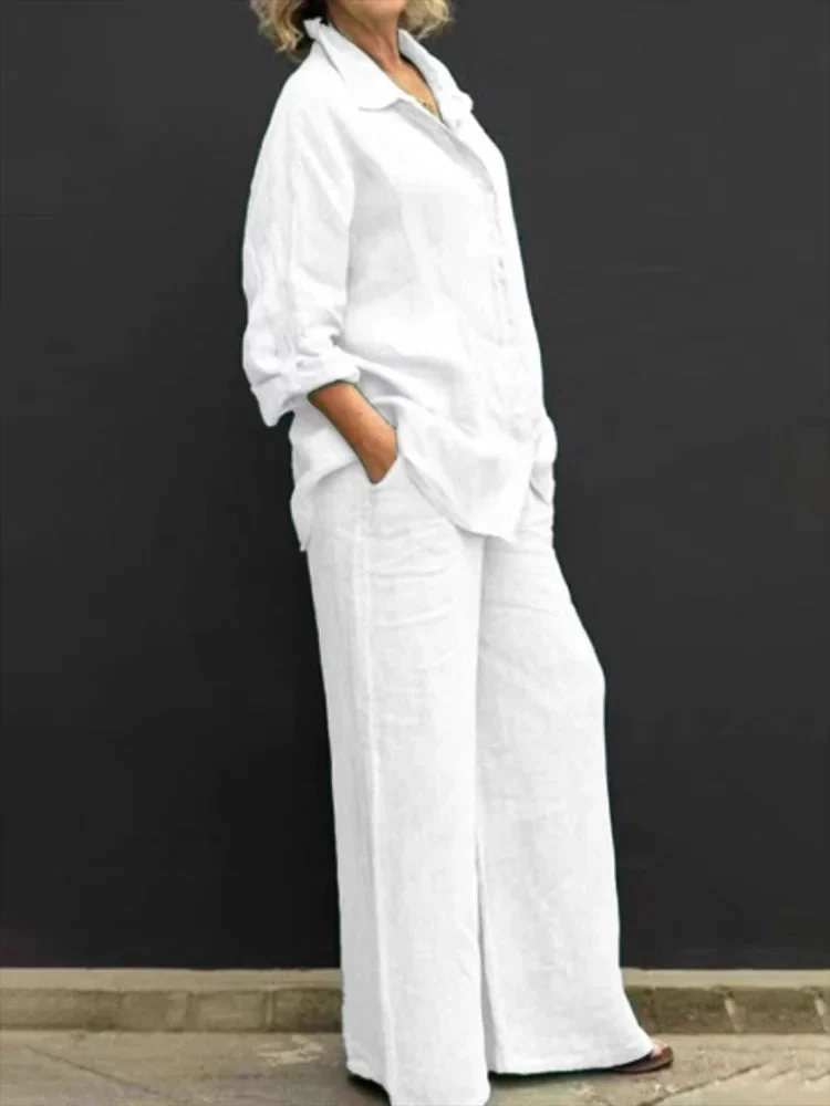 Heidi-Mode | Leinen Sommer Satz für Damen - Image 2