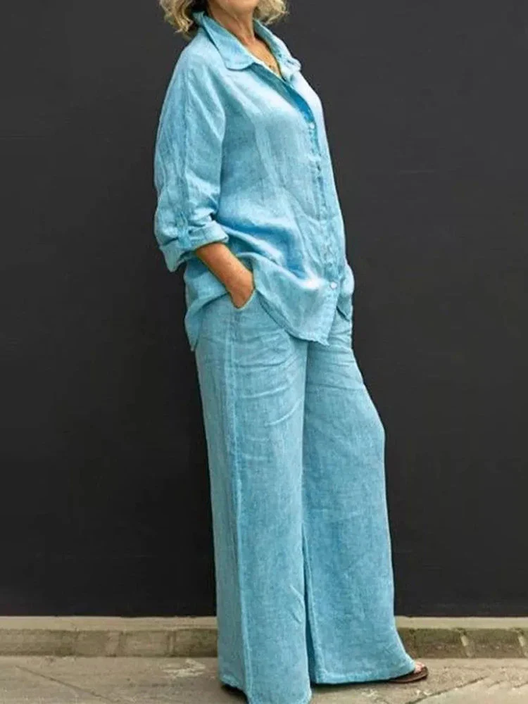 Heidi-Mode | Leinen Sommer Satz für Damen - Image 5