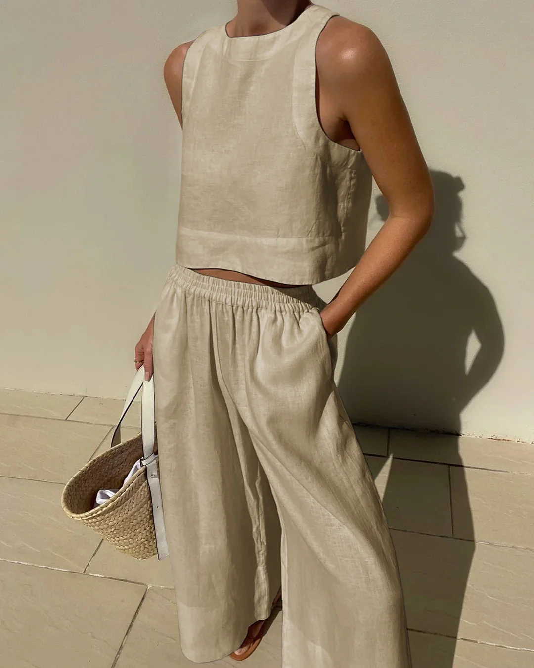 Heidi-Mode | Leinen Zweiteiliges Sommerset Damen - Image 8